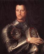 BRONZINO, Agnolo Cosimo I de  Medici in Armour oil painting